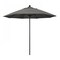 California Umbrella 9' Black Aluminum Market Patio Umbrella, Sunbrella Charcoal 194061335178 - alternate 1